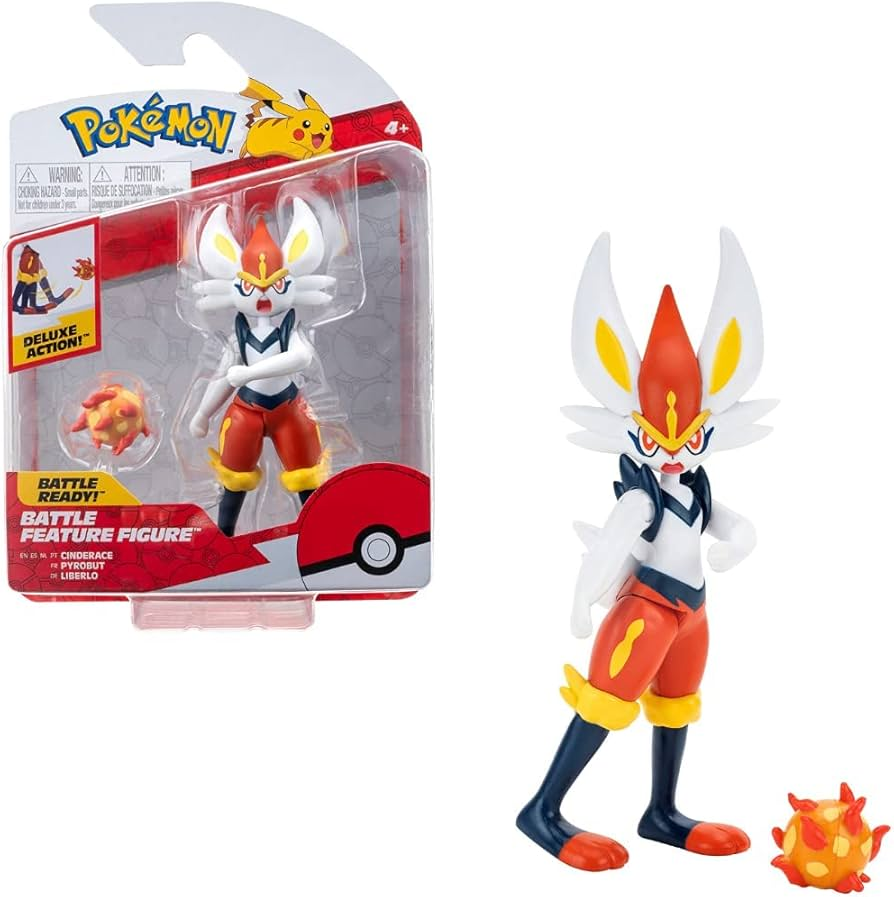 Pokemon Battle Feature Figure - Cinderace | PKW0164