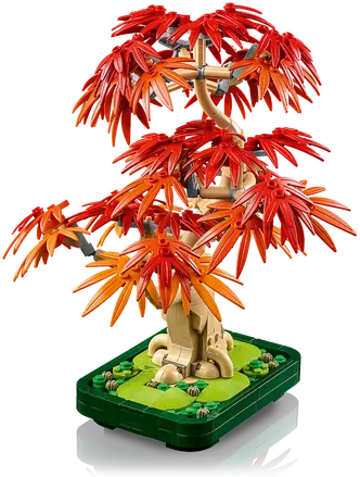 LEGO Japanese Red Maple Bonsai Tree - Botanical Display Model - 474 Pieces | 10348