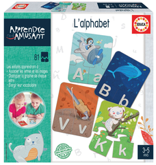 EDUCA Apprendre en S’Amusant - Alphabet Learning Puzzle Set for Kids (81 Pieces) | 18825
