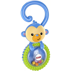 Fisher-Price Infant Rattle Monkey - Baby Sensory Toy | CGR87