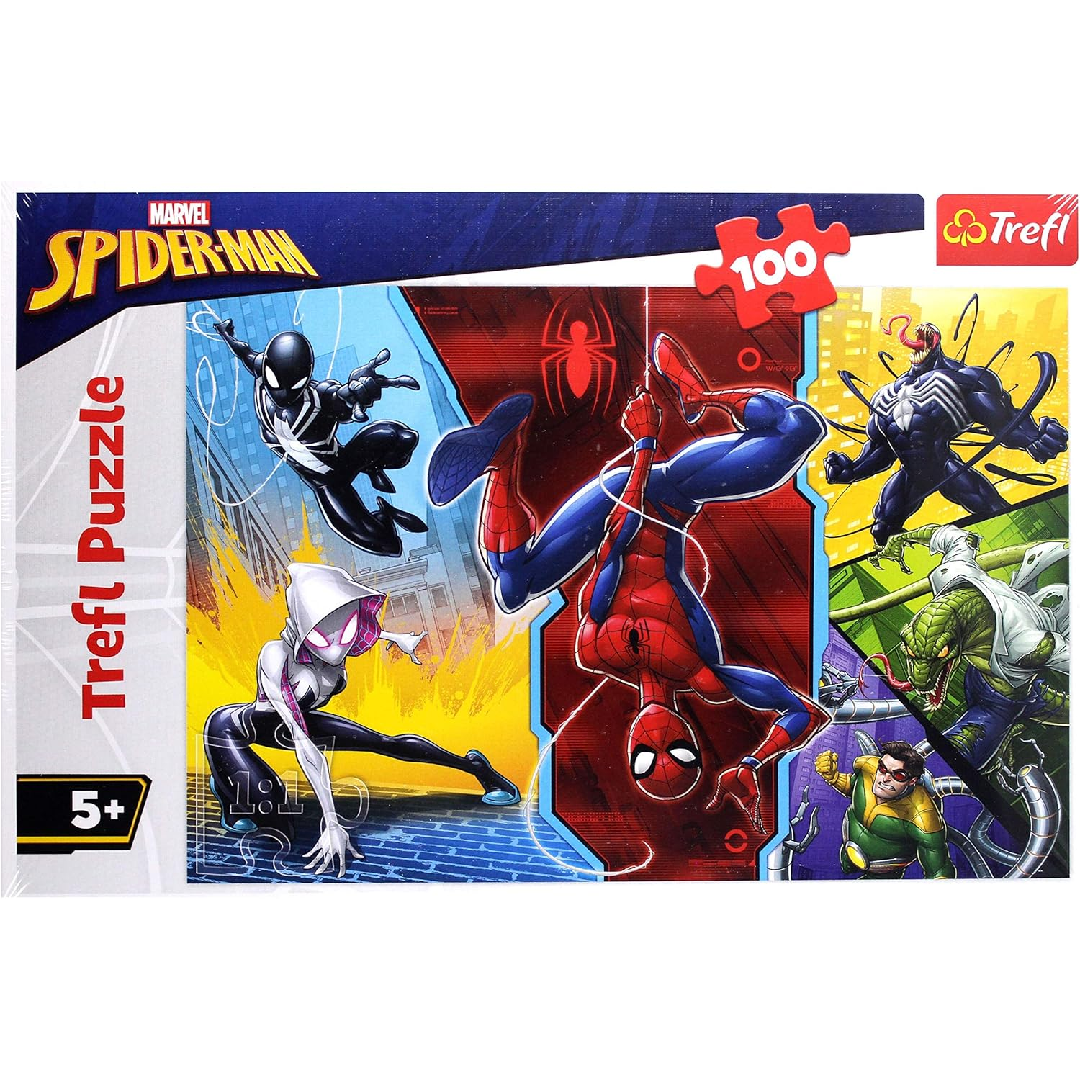 Trefl Disney Marvel Spider-Man Upside Down 100-Piece Puzzle | 16347