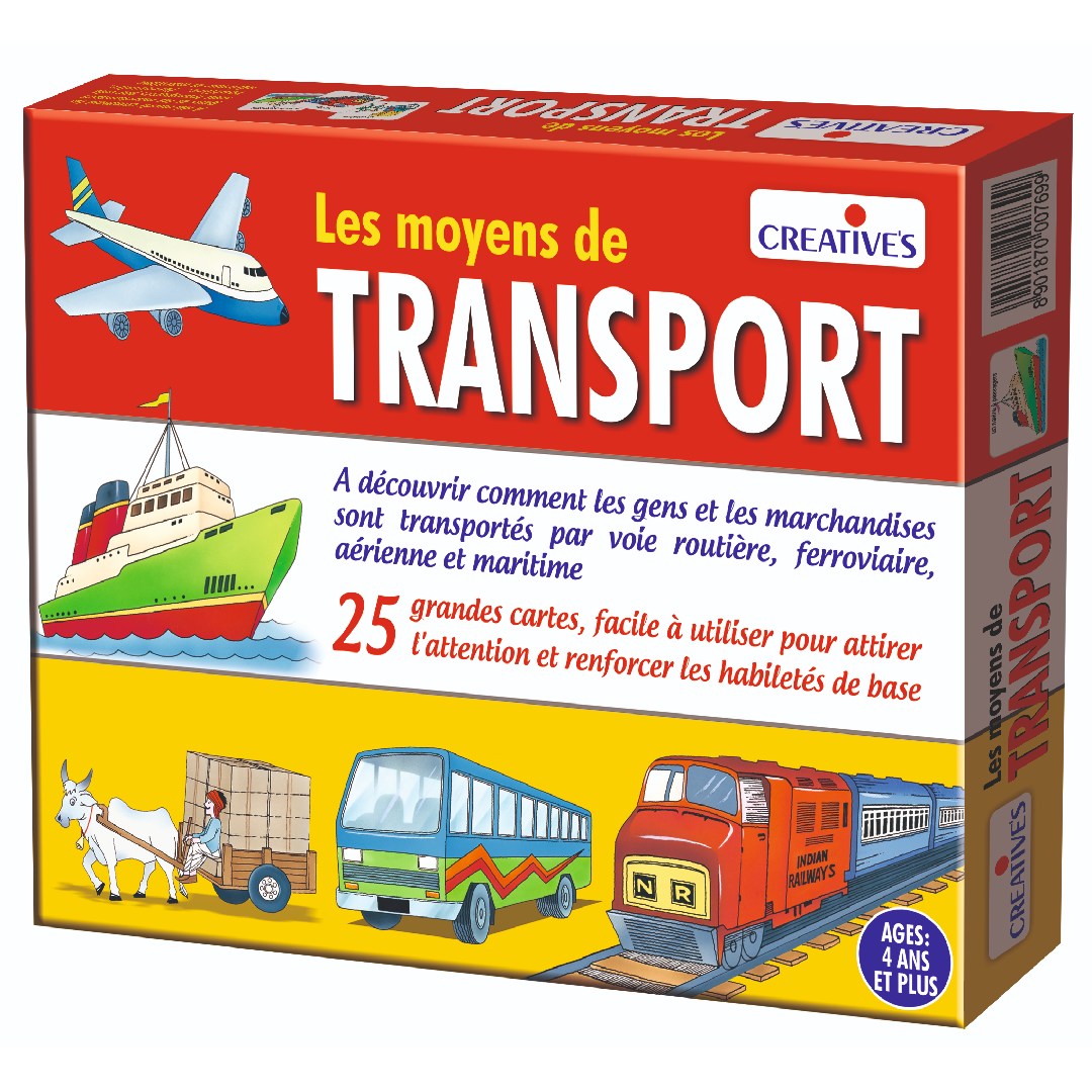 Creatives Les Moyens de Transport Educational Game 24P | 1190