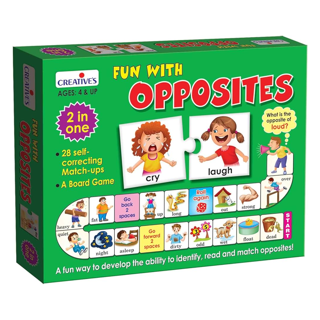 Creative Fun with Opposites 24 Pieces | 0274