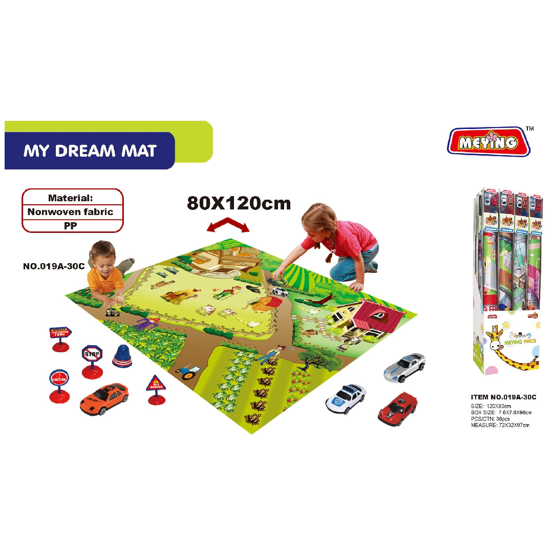 Traffic Activities Mat Playset | 019A-30C