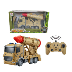 RC Military Missile Truck 1:24 with Rotating Launcher, Lights & Sound | HT111 / HT1110