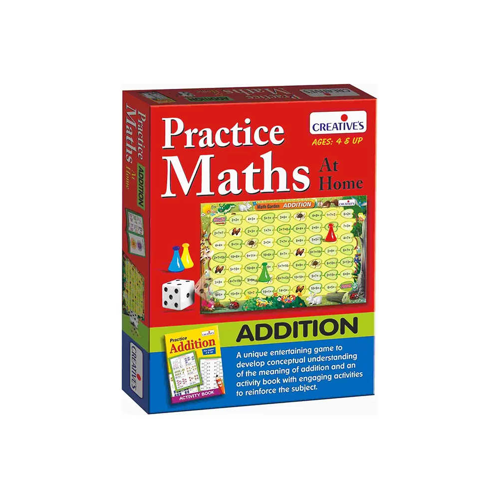 Creatives Practice Maths At Home - Addition | 1069