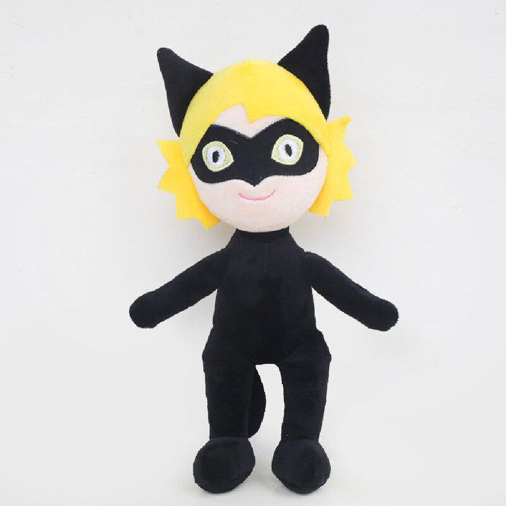 Superhero Cat Plush Toy (Black Suit) – 35cm | AL3244-10