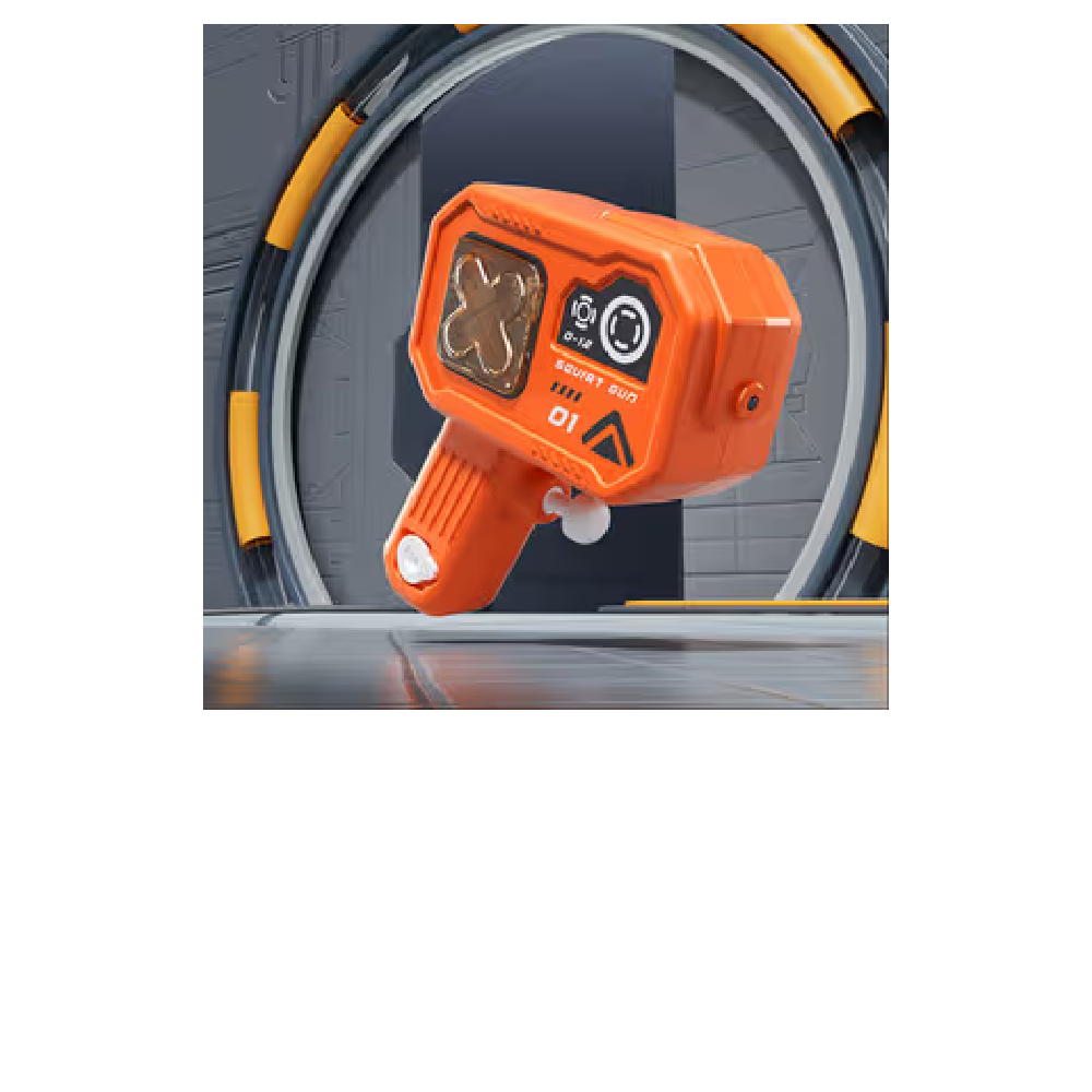 Cyberpunk Mini Water Gun – Orange | HY-103