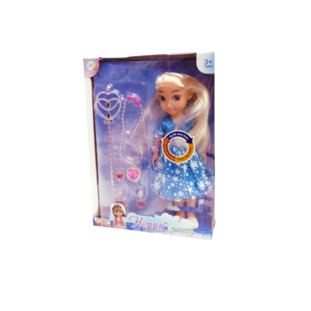 Henna Fashion Doll with Jewelry Accessories Set | GL100545