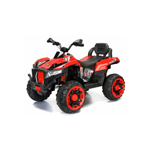 Rave Kids 12V Electric Ride-On Quad ATV Toy - Red | FT-009/R