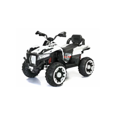 Rave Kids 12V Electric Ride-On Quad ATV Toy - White | FT-009/W