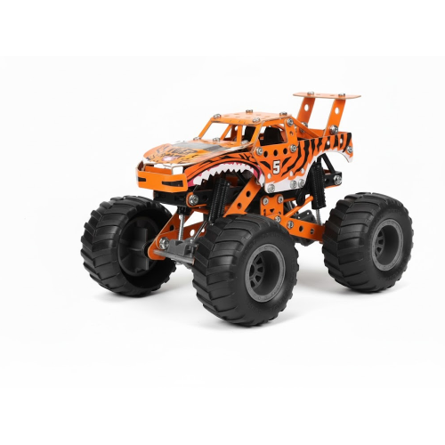 Monster Truck Metal Construction Model Building Set - Orange | 525-4