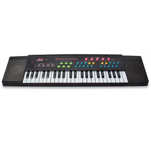Miles Electronics Keyboard, Black | MILS-3738