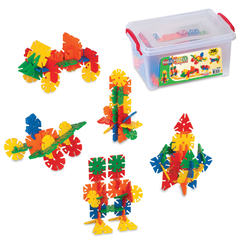 Magic Puzzle Educational Construction Set - Interlocking Creative Blocks (200 Pieces) with Storage Box | 03147