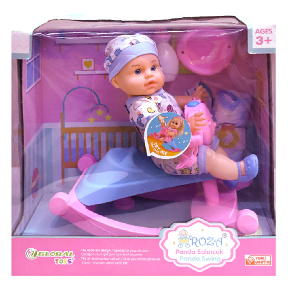 Baby Doll with Rocking Horse & Accessories | GL10018-BOY