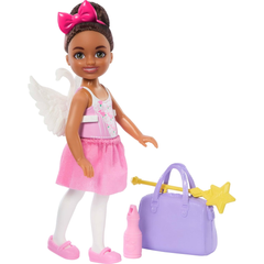 Barbie Chelsea Doll & Accessories Ballerina Set - Career Brunette Small Doll With 5 Pieces | JCW58