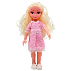 Fashion Doll with Long Hair & Pink Dress | GL100439