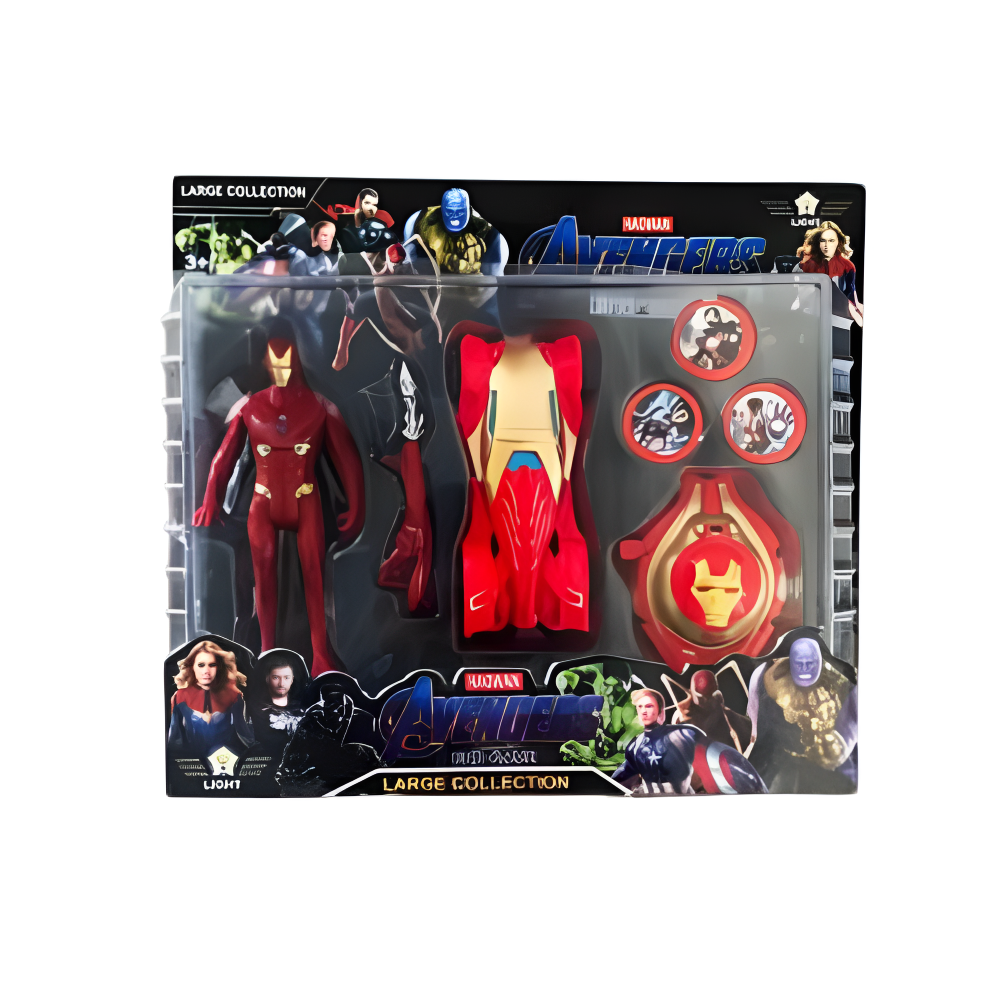 Avengers Action Figure & Car Play Set Iron Man | 826-189