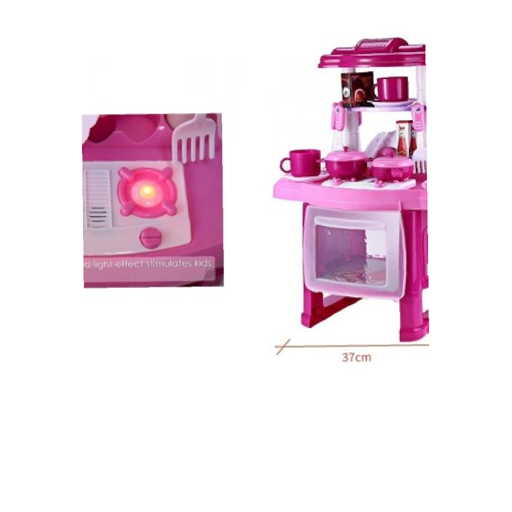 Beauty Dresser Kids Pretend Makeup Table Set – Pink | 922-2