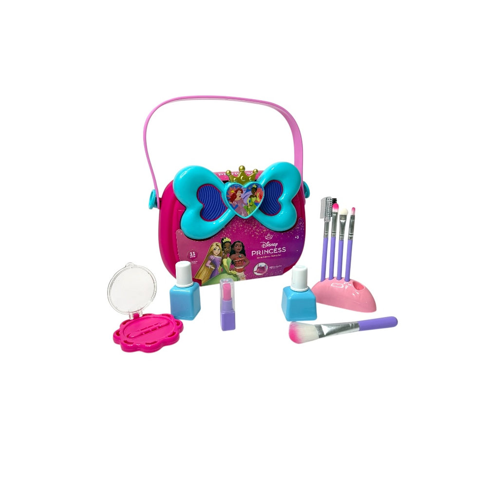 Disney Princess Dressing Handbag – Kids Makeup Pretend Play Set | D8955-1A