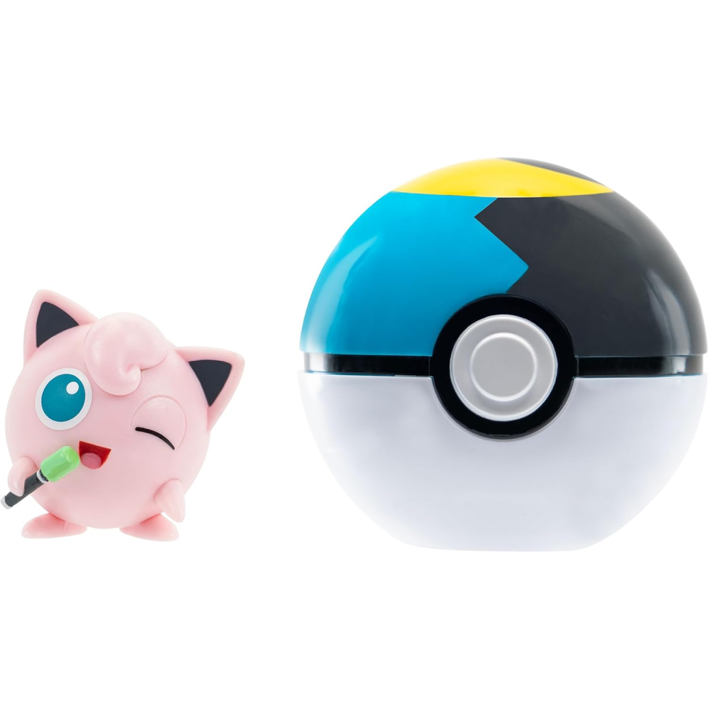 Pokemon PKW3627 Clip N Go JigglyPuff And Moon Ball
