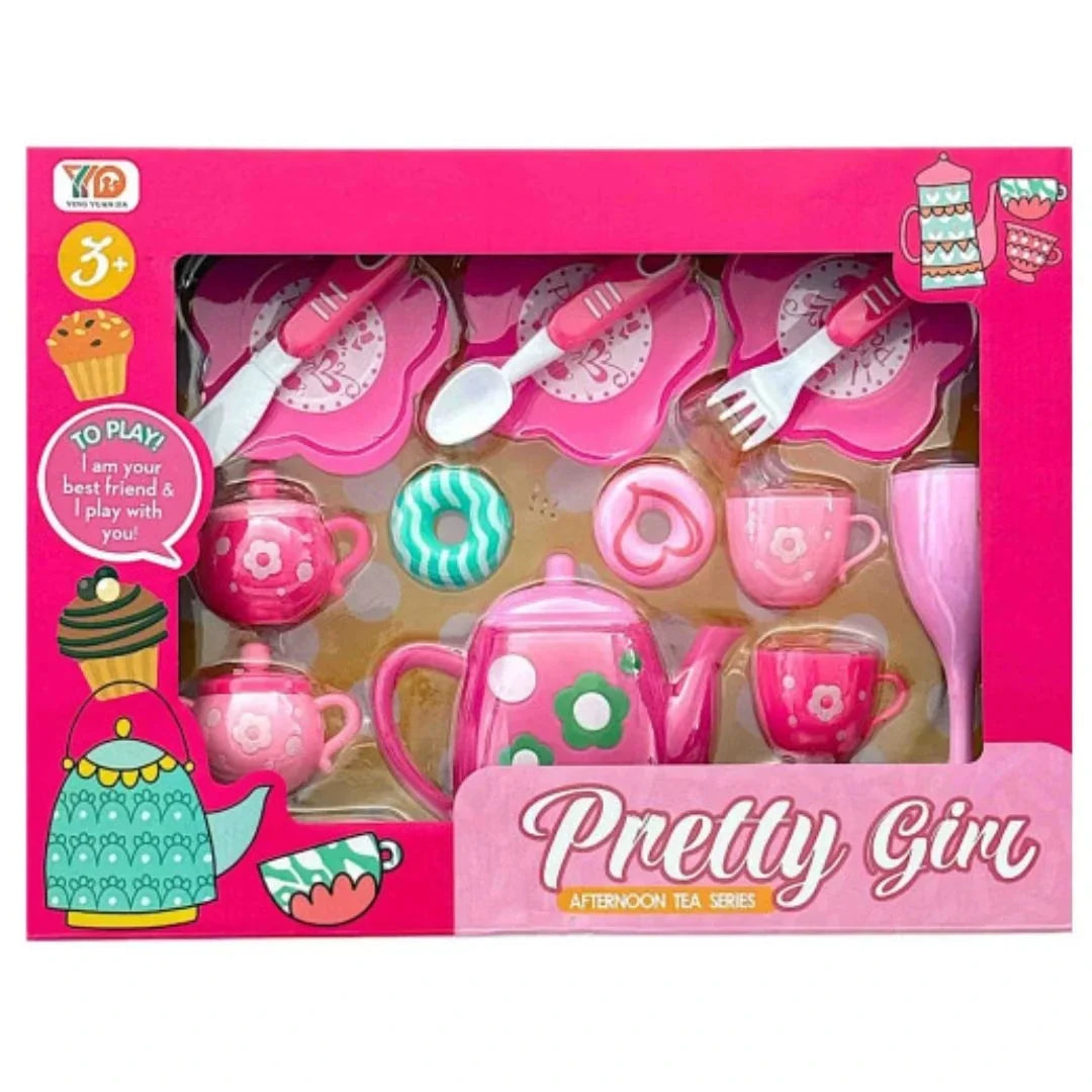 Pretty Girl 36-Piece Afternoon Tea Play Set | YY-207