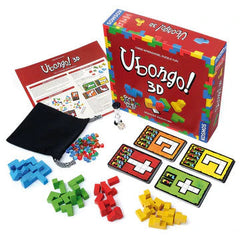 Ubongo 3D — Geometric 3D Puzzle Board Game | Thames & Kosmos | 12301
