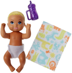 Barbie Babysitters Inc. Diaper Baby Story Pack with Blonde Baby Doll | FHY80