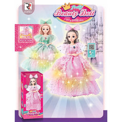 Rong Xiang Yi Pretty Beauty Doll with Music, Light & Rotation | ZR189-3