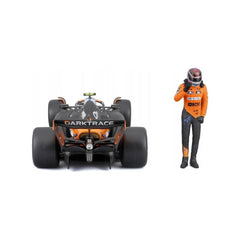 Bburago McLaren MCL38 Japan GP Livery #4 Lando Norris 1:24 Die-Cast Model Car with Driver Figurine | 18-28040N