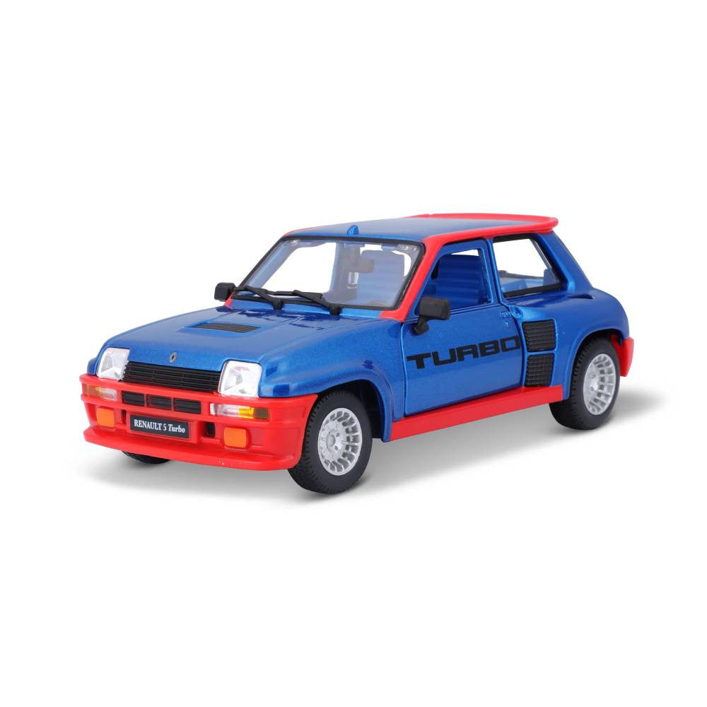 Bburago Renault 5 Turbo 1:24 Die-Cast Model Car - Blue | 18-21088