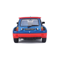 Bburago Renault 5 Turbo 1:24 Die-Cast Model Car - Blue | 18-21088