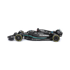 Bburago Mercedes-AMG F1 W14 E Performance #63 George Russell 1:24 Die-Cast Model Car with Driver Figurine | 18-28037R