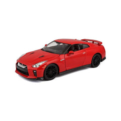 Bburago Nissan GT-R 2017 1:24 Die-Cast Model Car - Red | 18-21082R