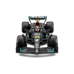 Bburago Mercedes-AMG F1 W14 E Performance #44 Lewis Hamilton 1:24 Die-Cast Model Car with Hard Acrylic Showcase | 18-28028H