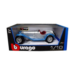 Bburago Alfa Romeo 8C 2300 Spider 1932 1:18 Die-Cast Model Car - Silver | 18-12063