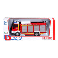 Bburago Iveco Magirus Fire Engine 1:55 Die-Cast Model - Red | 18-32052