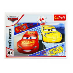 Trefl Disney Cars: Lightning McQueen & Cruz Ramirez Puzzle - 54 Mini Pcs | 54192