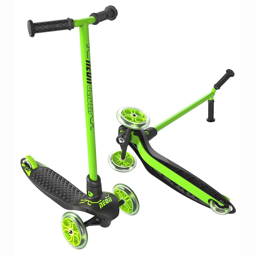 Yvolution Neon Glider Scooter – Green 2-Pack | 100965