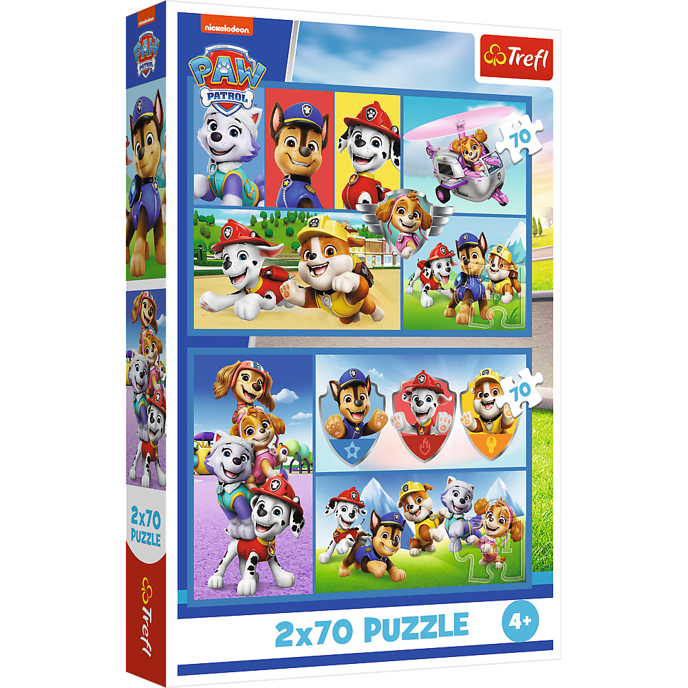 Trefl 2×70 “Paw Patrol Rules / PAW Patrol” Puzzle Set | 34441