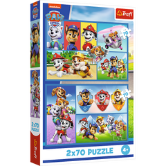 Trefl 2×70 “Paw Patrol Rules / PAW Patrol” Puzzle Set | 34441