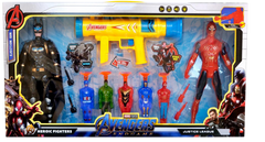 Avengers Endgame Hero Toy Set with Dart Gun & Figures – Spider-Man & Batman | 1177D