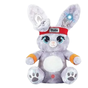 Fitness Rabbit Interactive Plush Toy with Voice Control & LED Ears | T508