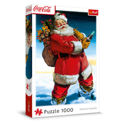 Trefl Coca-Cola Santa Claus in the Snow Jigsaw Puzzle - 1000 Pieces | 10923