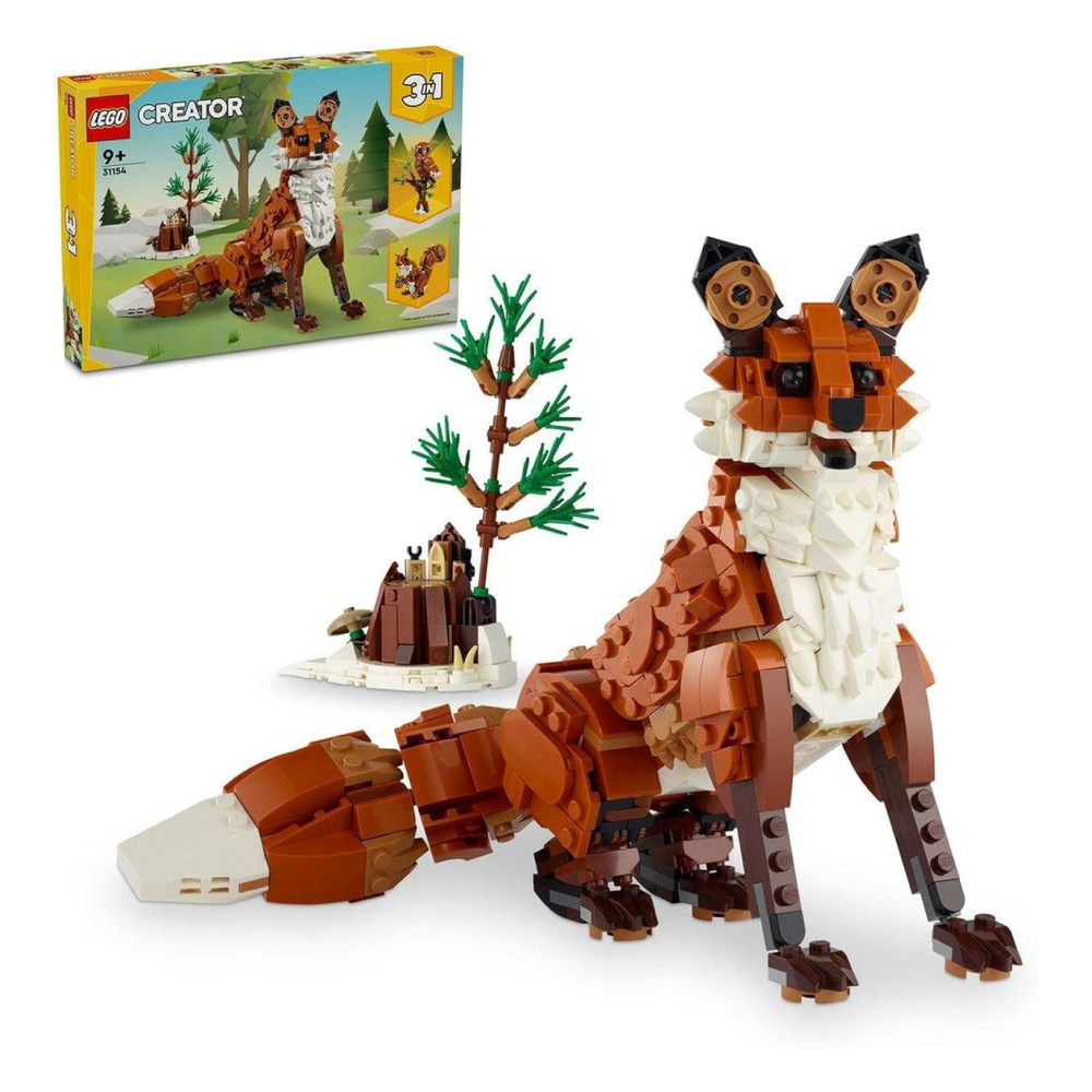 LEGO Creator 3in1 Forest Animals: Red Fox Building Set | 31154
