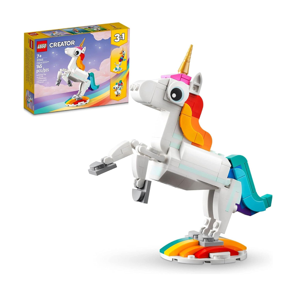 LEGO Creator 3 in 1 Magical Unicorn Building Toy Set | 31140