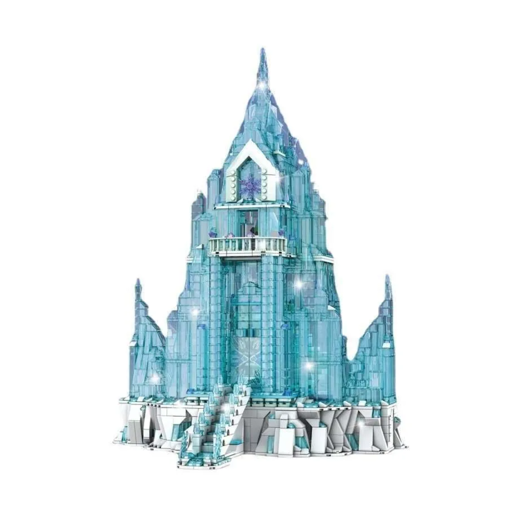 MJI, Creative LEGO-style construction sets, Princess Ice Castle Building Block Set - 2247pcs | MJI-13002