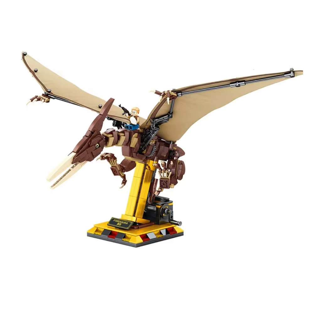 MJI, Creative LEGO-style construction sets, Dinosaur World Park Ptero Sauria Dragon Smaug Building Block Set - 769pcs | MJI-13006