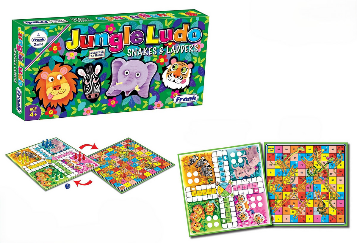 Frank Jungle Ludo & Snakes And Ladders | 24102