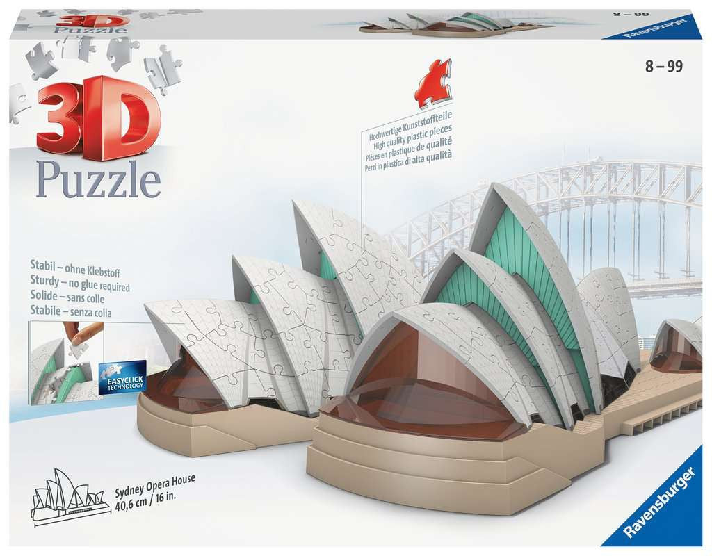 Ravensburger Sydney Opera House 216 Piece 3D Puzzle | RV11243-2